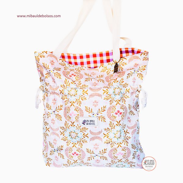 Bolso Tote Bag cierre fruncido Amanecer