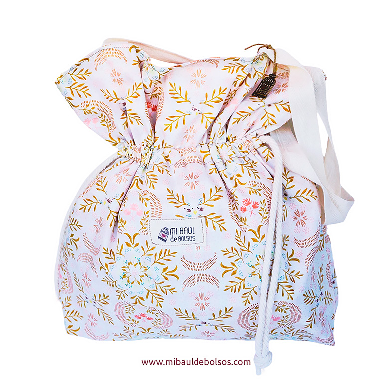 Bolso Tote Bag cierre fruncido Amanecer